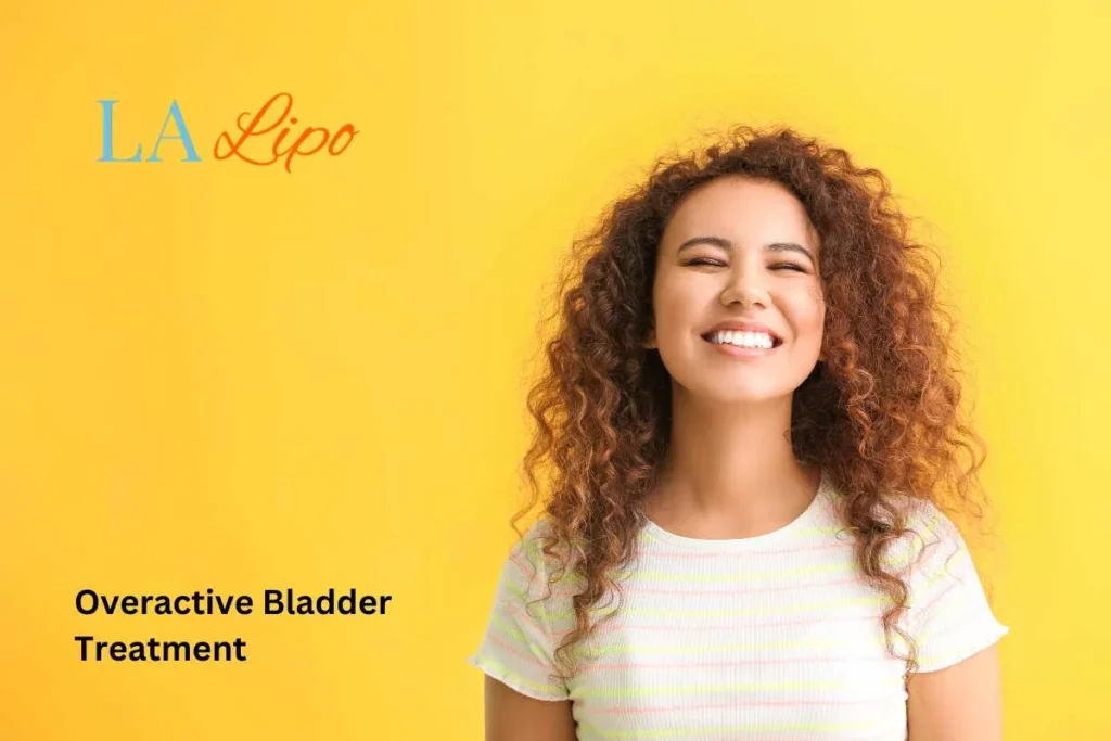 woman smiling about overactive bladder treatment Fleet solutions
